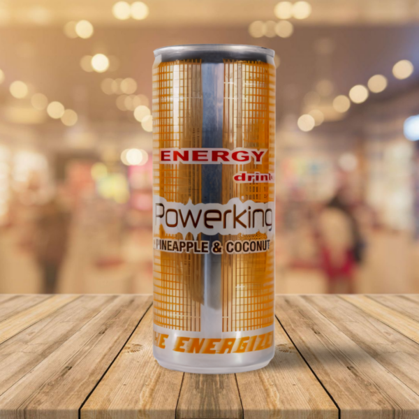 Bebida Energética Pineapple & Coconut «Powerking» 25 Cl Pack 24 Unid