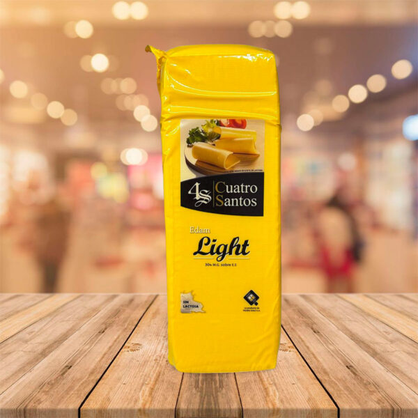 Queso en Barra 'Cuatro Santos' Light"