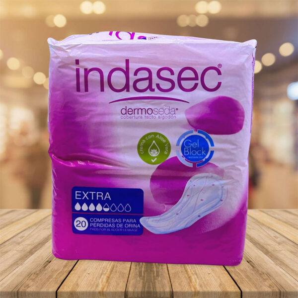 Compresas para Pérdidas de Orina "Indasec" Dermoseda 20 Unidades