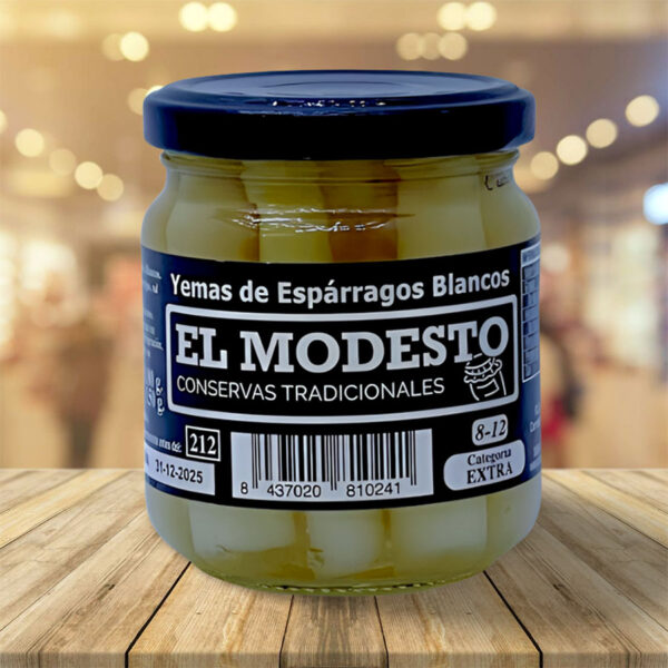 Yemas de Espárragos Blancos "El Modesto" 8/12 Piezas