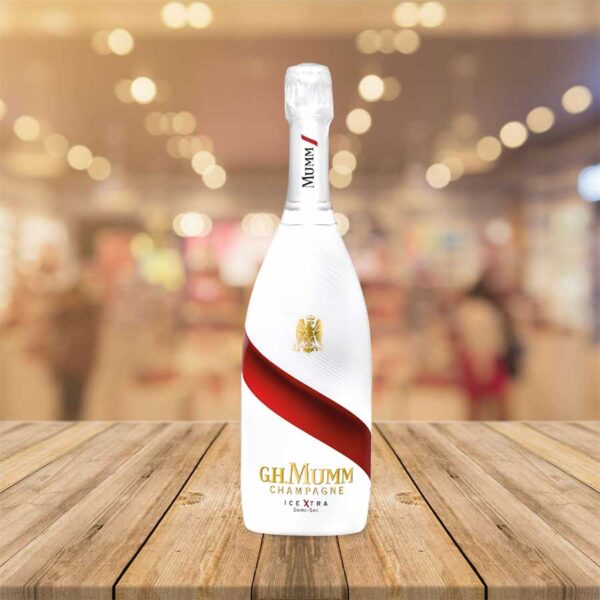 El Champagne "Mumm Cordon Rouge Ice" C6 Unid 